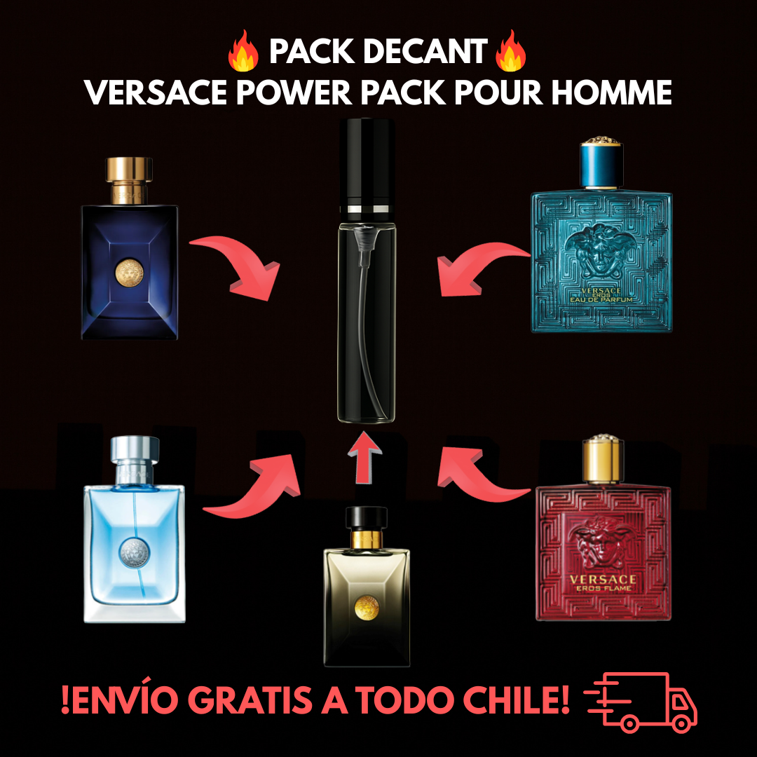 Versace Power Pack Pour Homme - Intensidad, Estilo y !Envío Gratis!