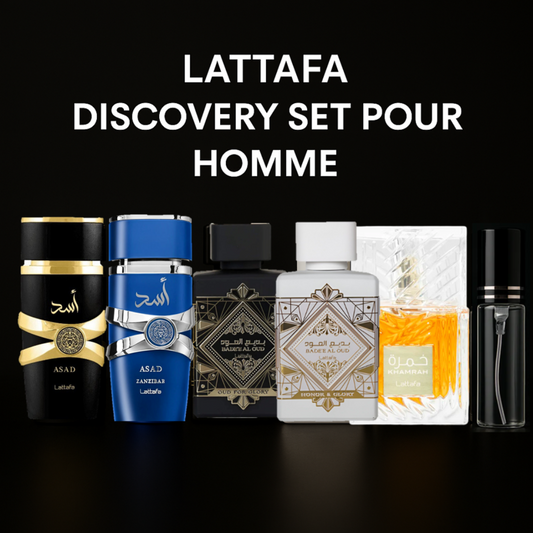 Lattafa Discovery Set Pour Homme – Elegancia árabe y carácter definido!