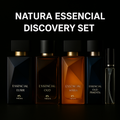 Natura Essencial Discovery Set: Natura Essencial Elixir 5ml+ Natura Essencial Oud 5ml+ Natura Essencial Mirra 5ml+ Natura Essencial Oud Pimienta 5ml