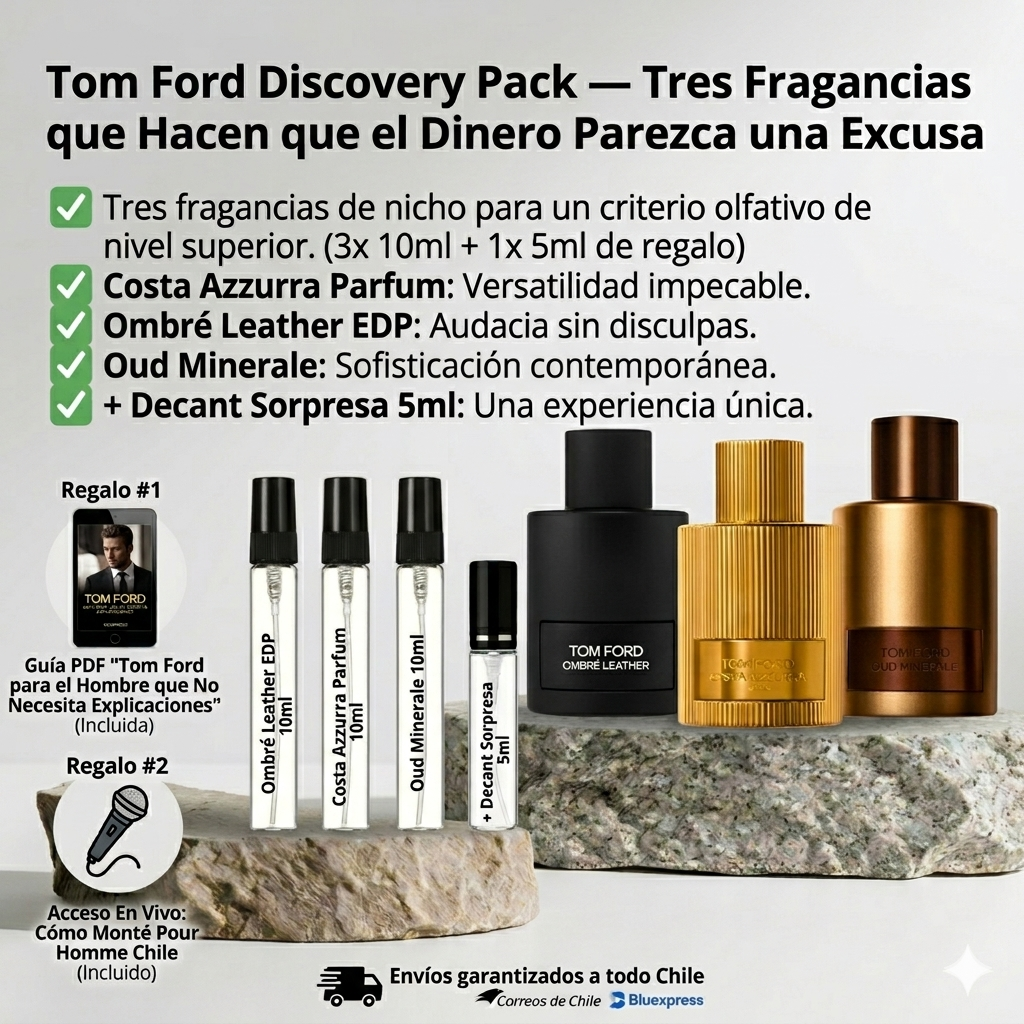 Tom Ford Discovery Pack — Tres Fragancias que Hacen que el Dinero Parezca una Excusa