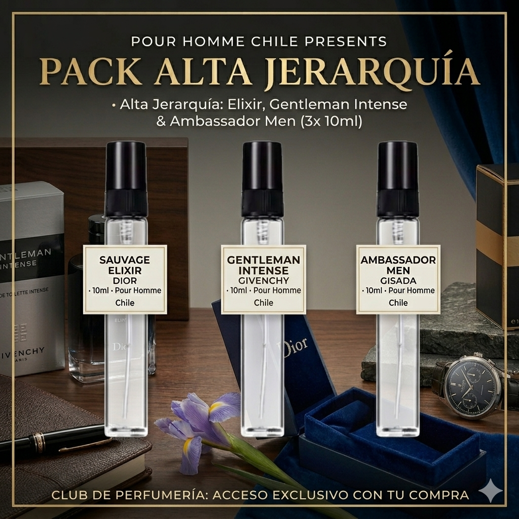 Pack Alta Jerarquía: Elixir, Gentleman Intense & Ambassador